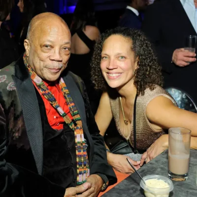 Martina Jones and Quincy Jones