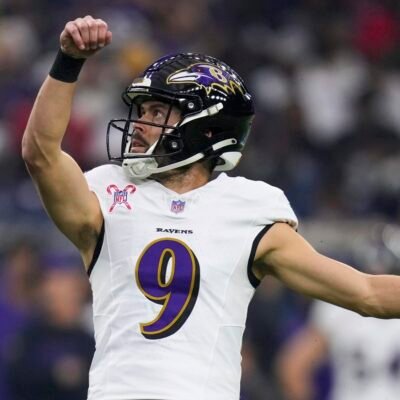 Baltimore Ravens kicker Justin Tucker