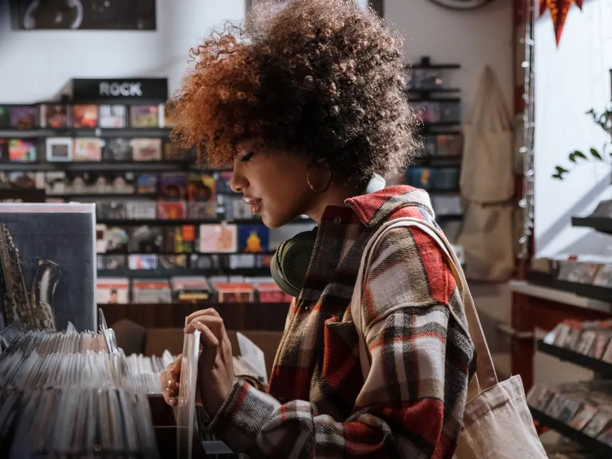 vinyl records