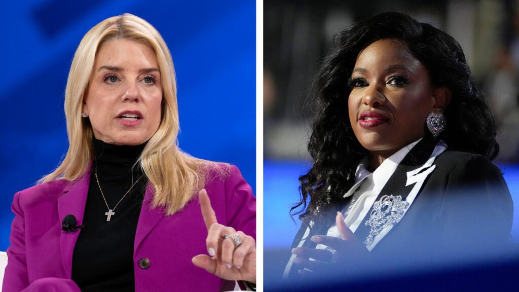 Pam Bondi warns Jasmine Crockett
