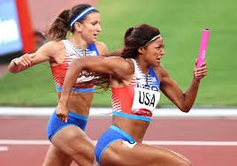 U.S. Women's 4x100 Relay Team Snags Silver Medal in Thrilling Finish