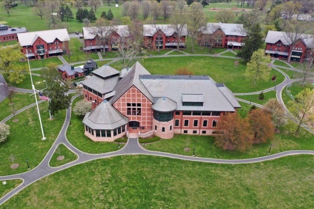 Lawrenceville School, located in Lawrenceville
