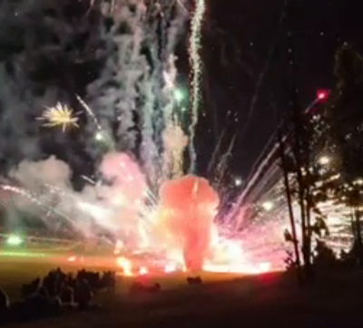 Massive Firework Explosion Rocks Salt Lake