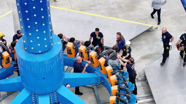 Riders Trapped in the Air