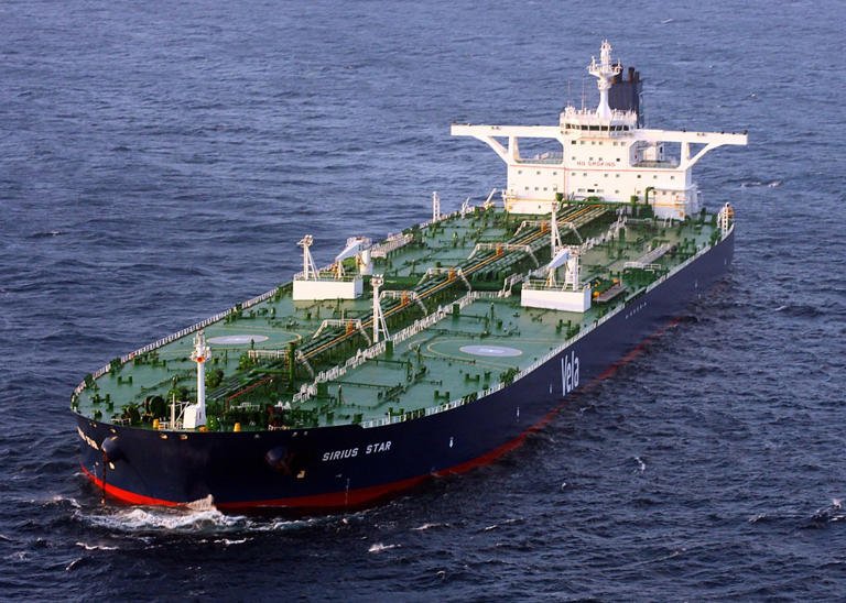 Chinese-built oil supertankers