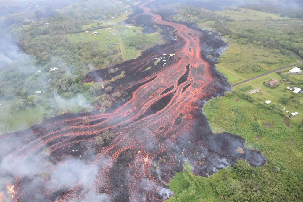 Kilauea volcano Hawaii eruption