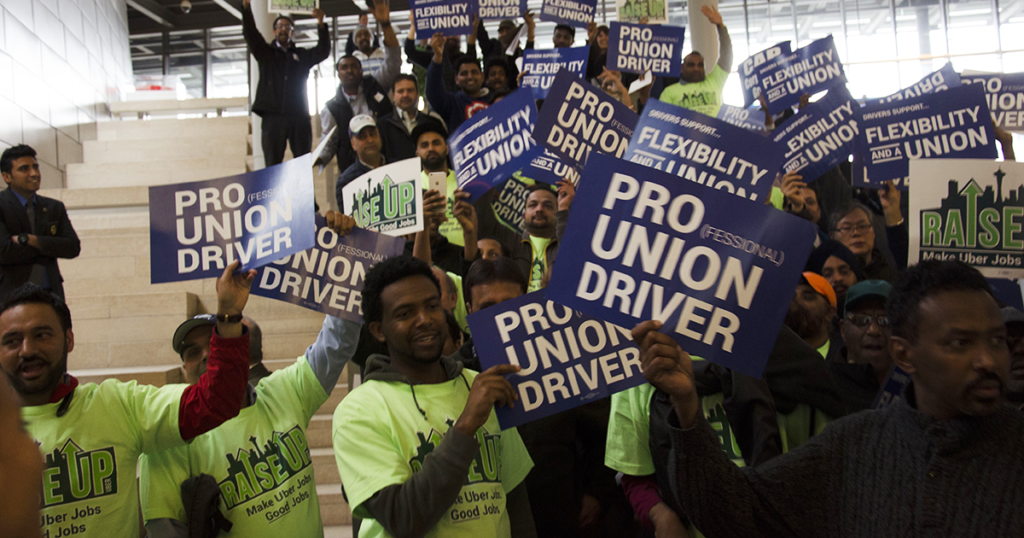 Ride-Hailing Drivers Union Rights