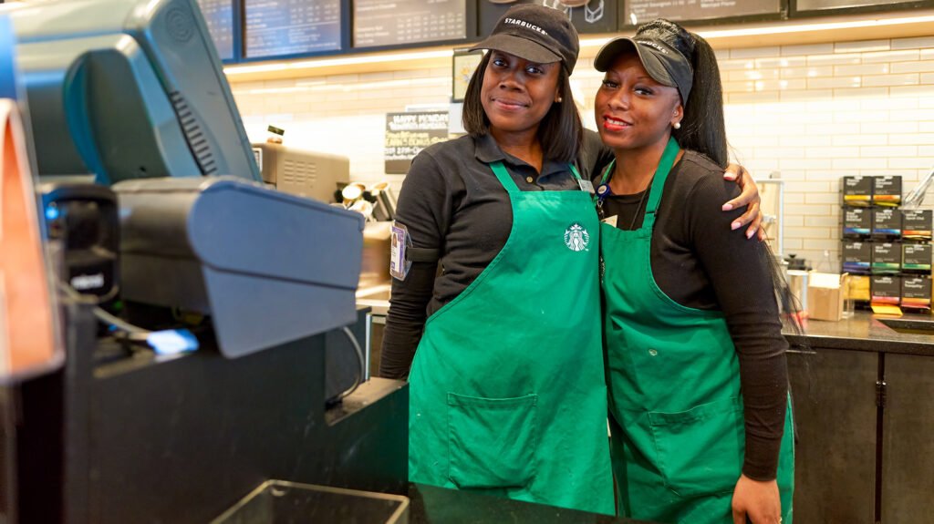 Starbucks Employees Do Work on Thanksgiving