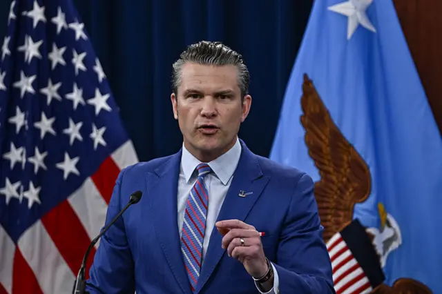 Pete Hegseth Iranian strike comments
