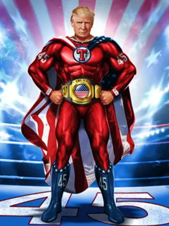 Trump Superman Poster
