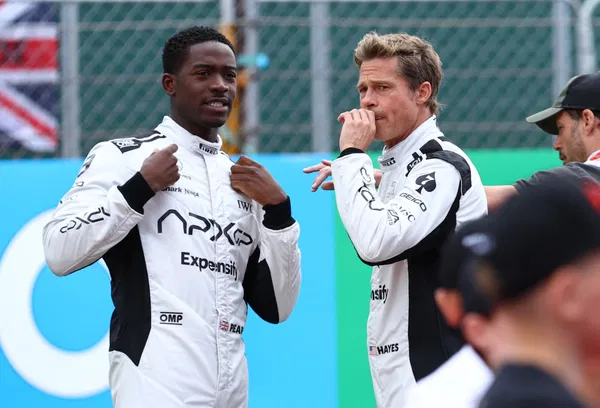 Brad Pitt on Damson Idris