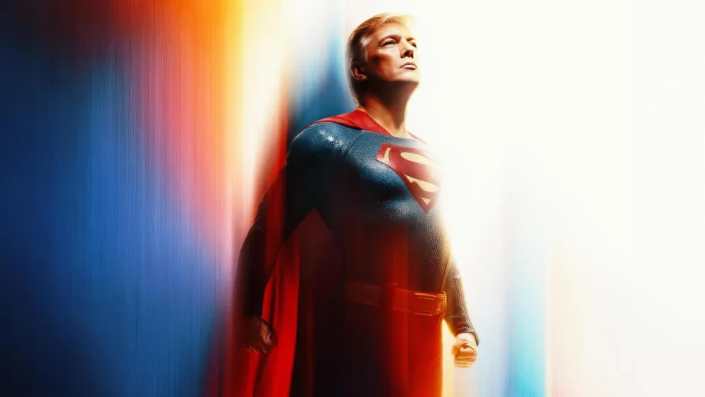 Trump Superman Poster