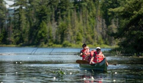 Adirondacks canoe adventure