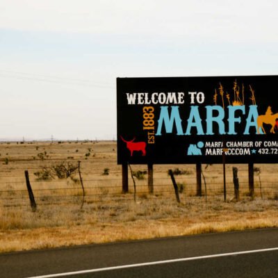 Marfa Texas desert art town
