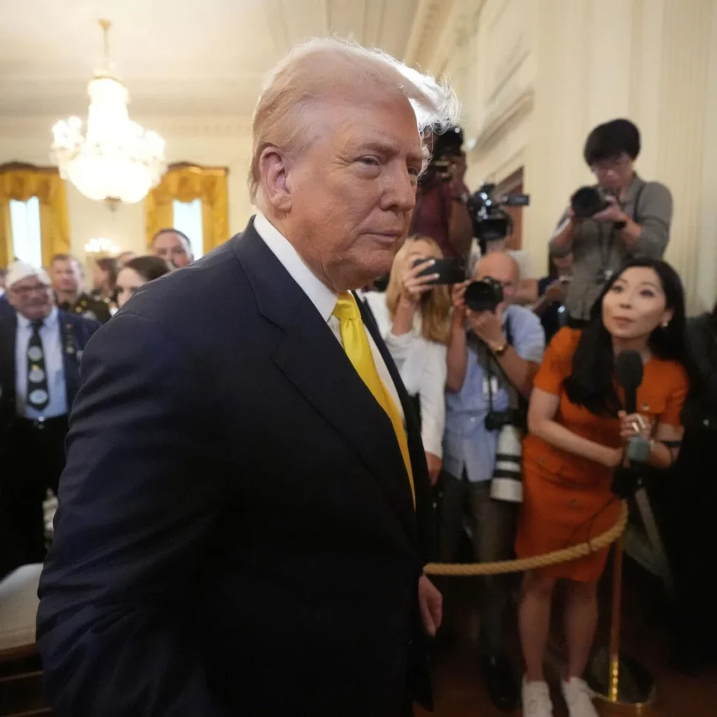 Trump honors Purple Heart recipients
