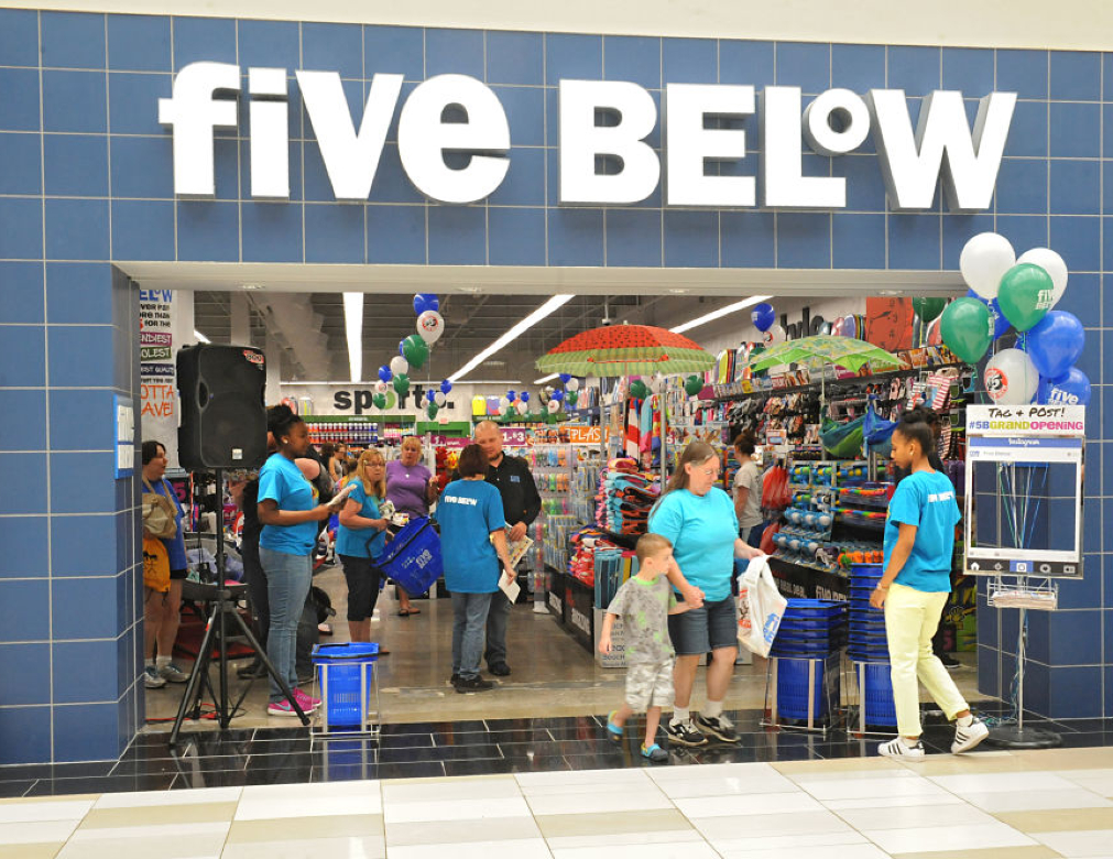 Five Below value shopping